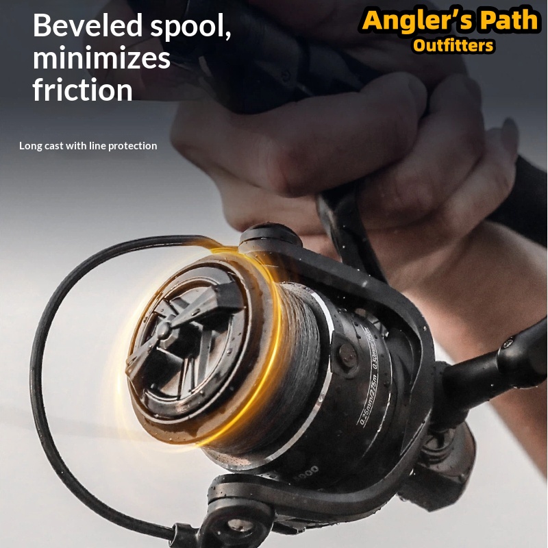 Ice Fishing Line - M1Pro Döner Makara, Pürüzsüz Metal Makara,